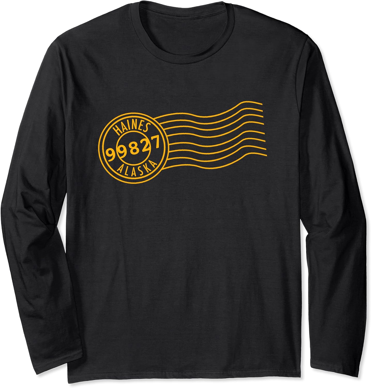 Haines Alaska Postage Zip Code Alaska Gift Long Sleeve TShirt Amazon.co.uk Fashion